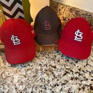 St. Louis Cardinals MLB set of 3 youth hats
